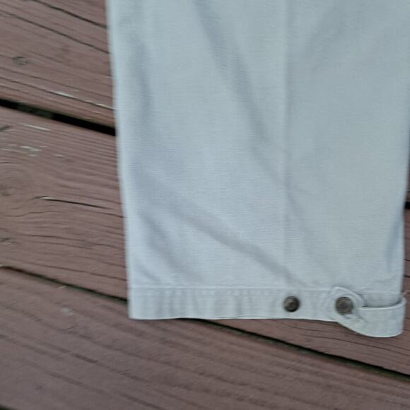 Vintage PNB Nation Clothing Carpenter Cargo pants 34X34 Men Baggy Y2K Kaki Hip H - Picture 13 of 13